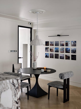 Veliraris Suspension Postmoderne en Métal et Bois De Luxe
