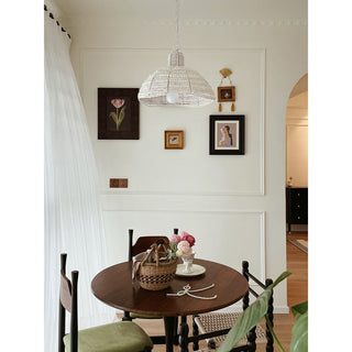 Veliraris Suspension Postmoderne en Métal et Bois De Luxe