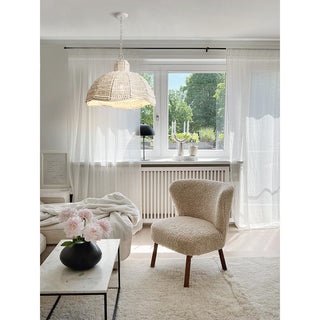 Veliraris Suspension Postmoderne en Métal et Bois De Luxe