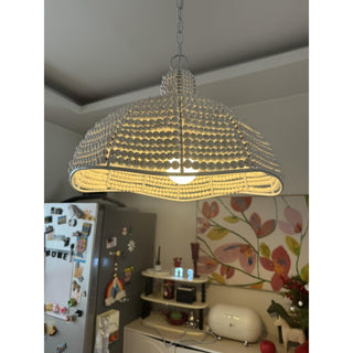 Veliraris Suspension Postmoderne en Métal et Bois De Luxe