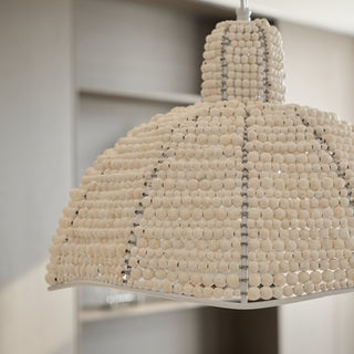 Veliraris Suspension Postmoderne en Métal et Bois De Luxe