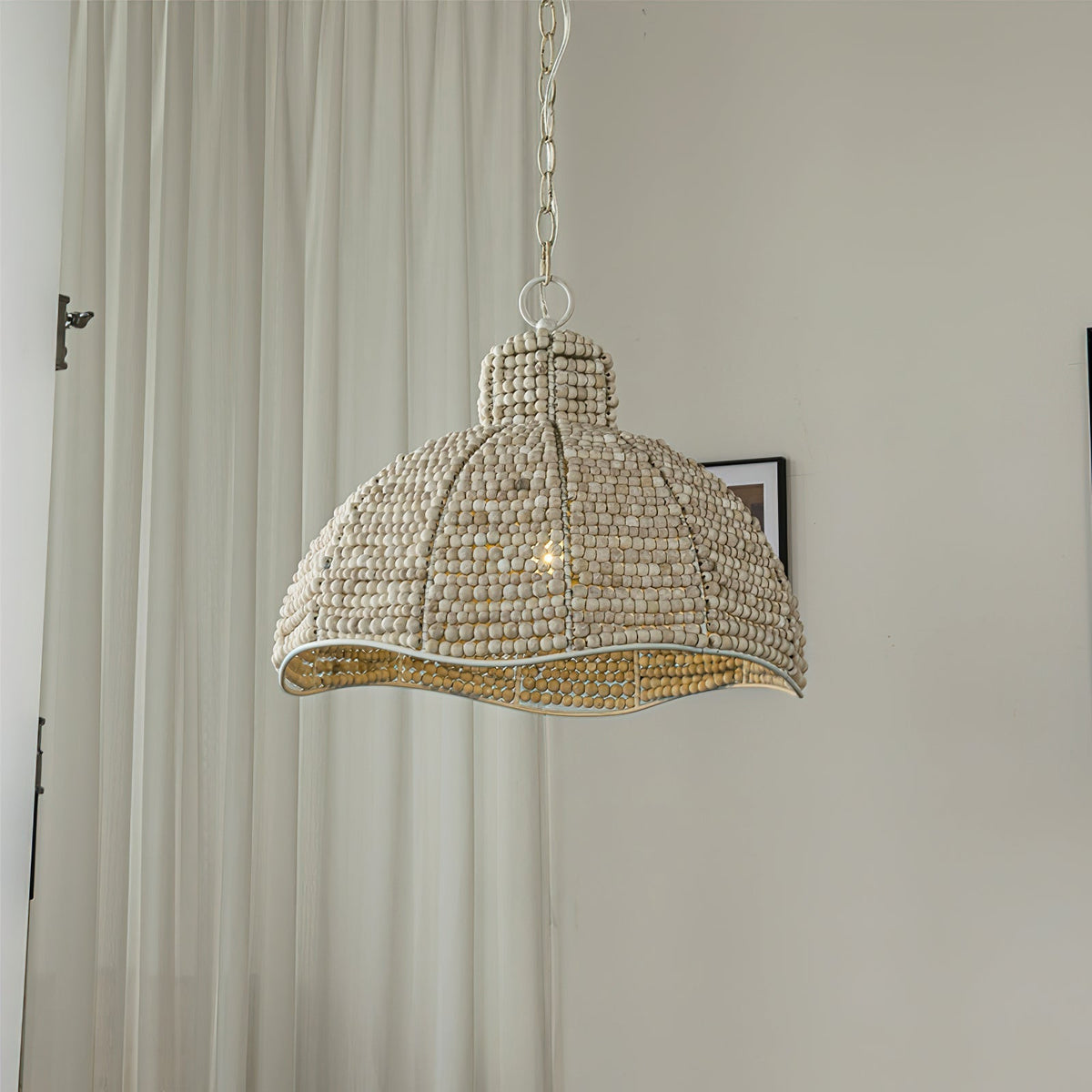 Veliraris Suspension Postmoderne en Métal et Bois De Luxe