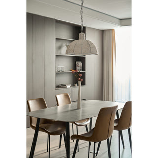 Veliraris Suspension Postmoderne en Métal et Bois De Luxe