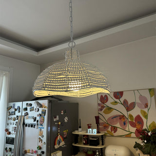 Veliraris Suspension Postmoderne en Métal et Bois De Luxe