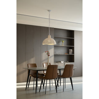 Veliraris Suspension Postmoderne en Métal et Bois De Luxe