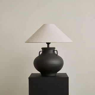 Clay Lampe de Table Rustique