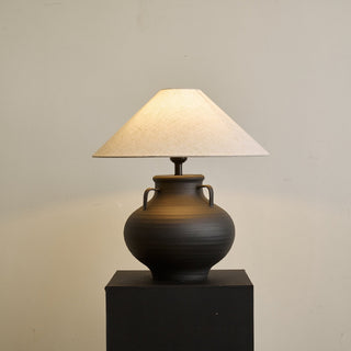 Clay Lampe de Table Rustique
