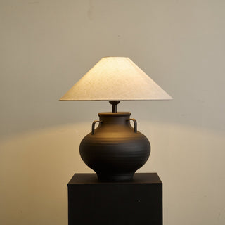 Clay Lampe de Table Rustique