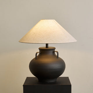 Clay Lampe de Table Rustique