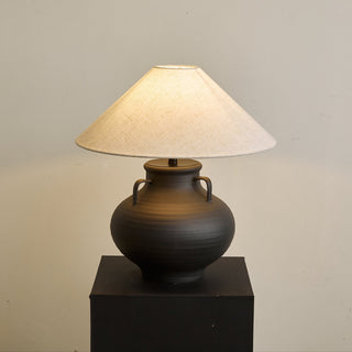 Clay Lampe de Table Rustique