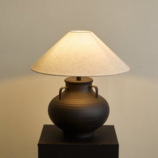 Clay Lampe de Table Rustique