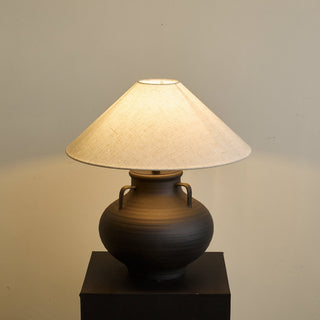 Clay Lampe de Table Rustique