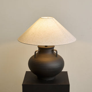 Clay Lampe de Table Rustique