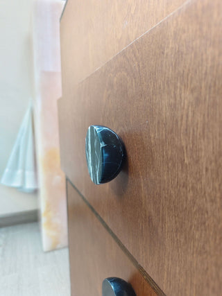 Obsidian Core Marble Pull Handle-Neutral Decor