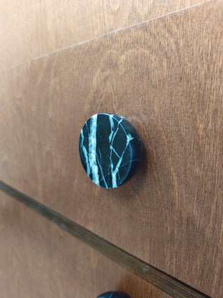 Obsidian Core Marble Pull Handle-Neutral Decor