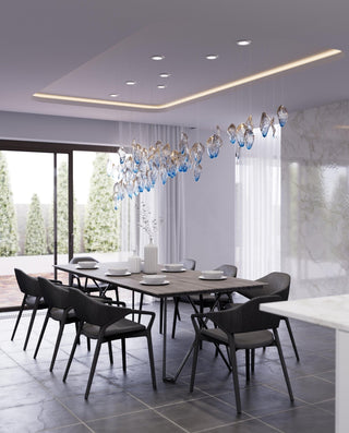 Ocean Drift Blown Glass Customize Chandelier-Neutral Decor