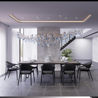 Ocean Drift Blown Glass Customize Chandelier-Neutral Decor