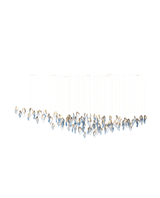 Ocean Drift Blown Glass Customize Chandelier-Neutral Decor