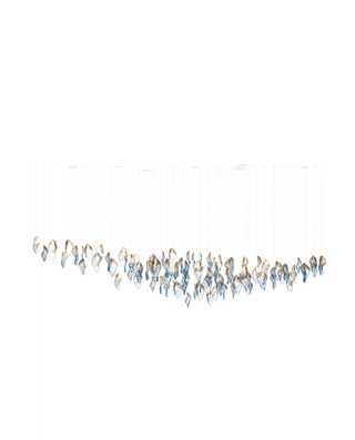 Ocean Drift Blown Glass Customize Chandelier-Neutral Decor