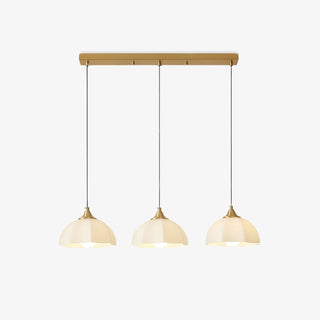 Lustra Lustre Bol En Verre Octagonal Cuivre Français