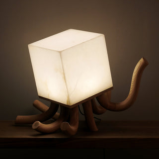 Dravk Lampe de Table Tentacle en Albâtre