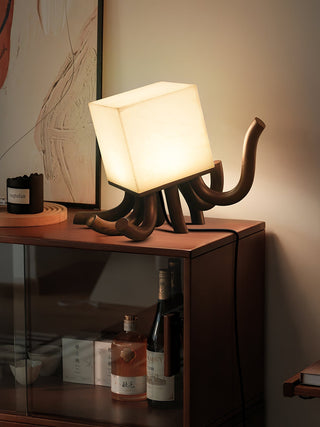 Dravk Lampe de Table Tentacle en Albâtre