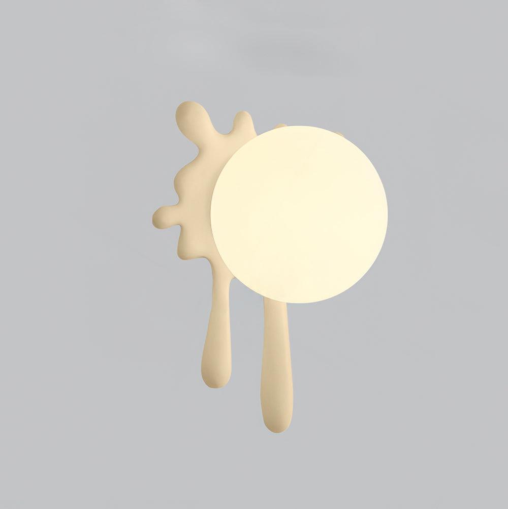 Wall Lamp Abstract Resin Splash Globe-Neutral Decor