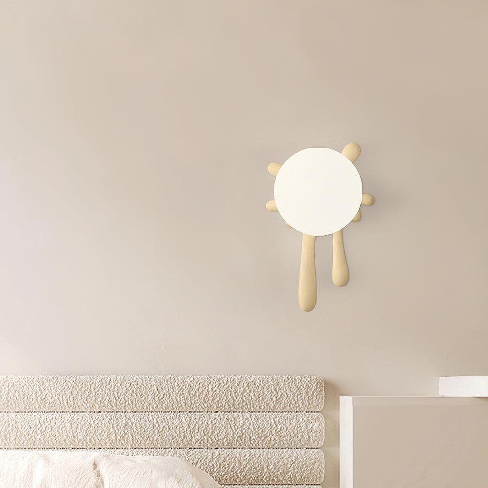Wall Lamp Abstract Resin Splash Globe-Neutral Decor