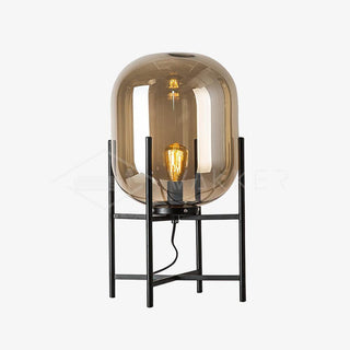 Gareth Lampe de Table Industrielle Rétro en Verre