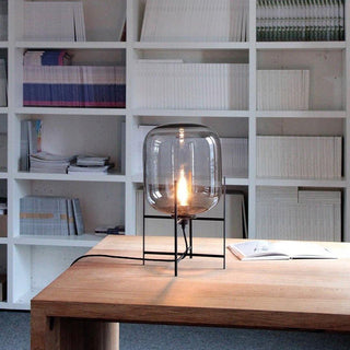 Gareth Lampe de Table Industrielle Rétro en Verre