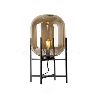 Gareth Lampe de Table Industrielle Rétro en Verre