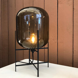 Gareth Lampe de Table Industrielle Rétro en Verre