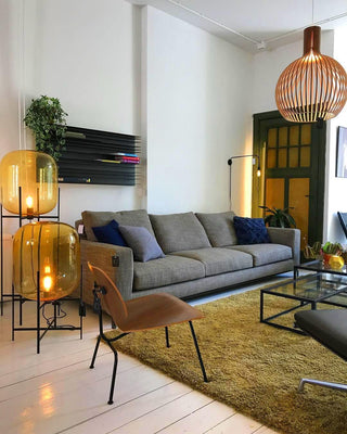 Liorivelia Lampadaire Industrielle en Verre