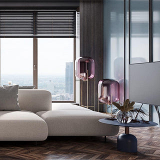 Liorivelia Lampadaire Industrielle en Verre