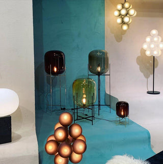 Liorivelia Lampadaire Industrielle en Verre