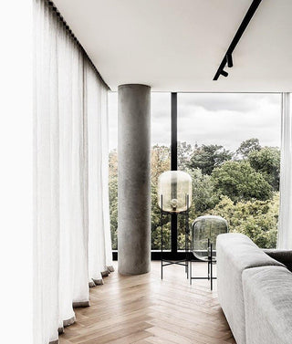 Liorivelia Lampadaire Industrielle en Verre