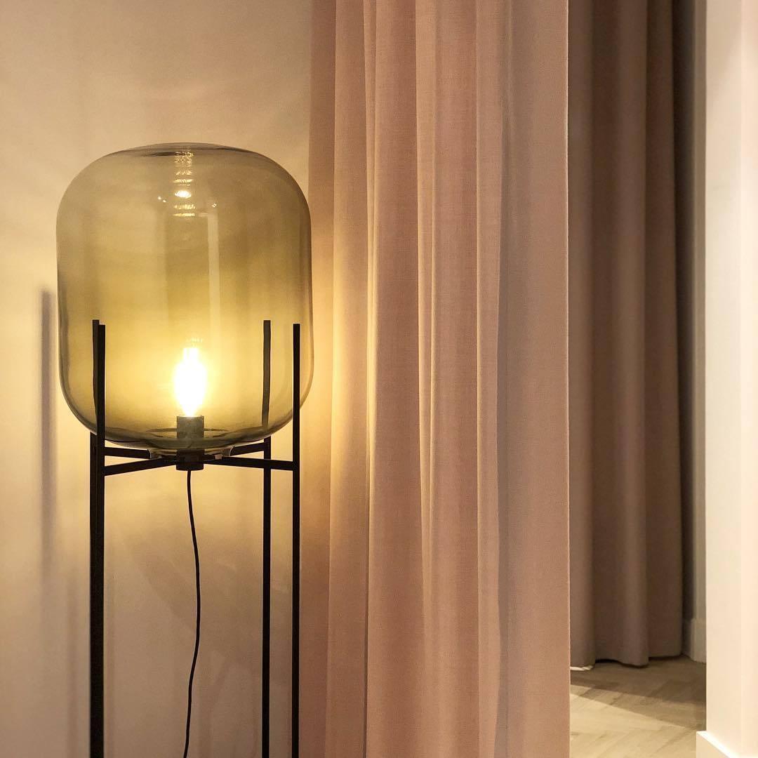 Liorivelia Lampadaire Industrielle en Verre