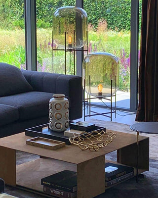 Liorivelia Lampadaire Industrielle en Verre