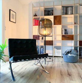 Liorivelia Lampadaire Industrielle en Verre