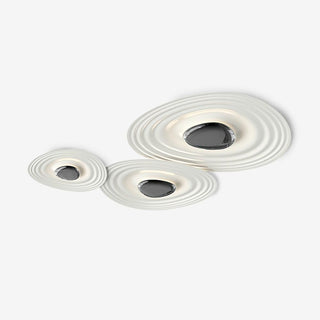 Solara Plafonnier Ripple Ring Sculptural Moderne-Luire