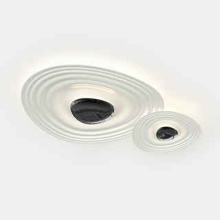 Solara Plafonnier Ripple Ring Sculptural Moderne-Luire