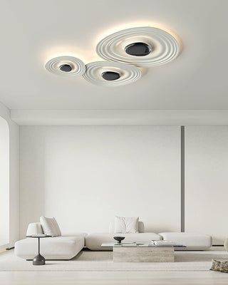 Solara Plafonnier Ripple Ring Sculptural Moderne-Luire