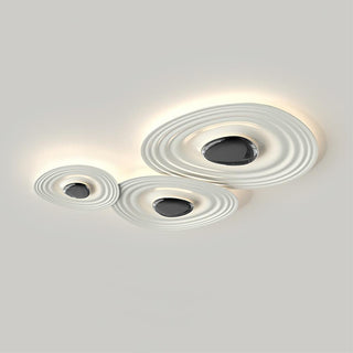 Solara Plafonnier Ripple Ring Sculptural Moderne-Luire