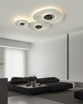Solara Plafonnier Ripple Ring Sculptural Moderne-Luire
