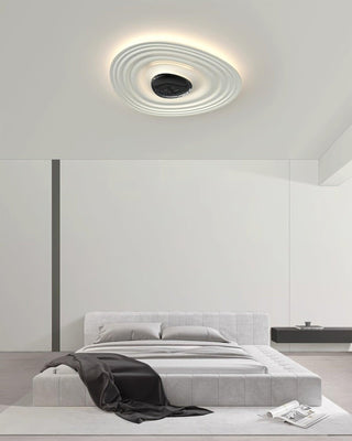 Solara Plafonnier Ripple Ring Sculptural Moderne-Luire