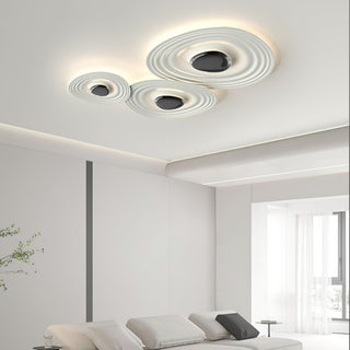 Solara Plafonnier Ripple Ring Sculptural Moderne-Luire