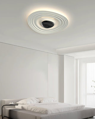 Solara Plafonnier Ripple Ring Sculptural Moderne-Luire