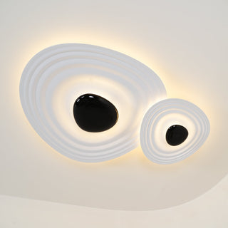 Solara Plafonnier Ripple Ring Sculptural Moderne-Luire