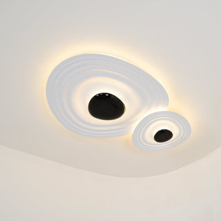 Solara Plafonnier Ripple Ring Sculptural Moderne-Luire