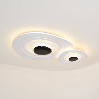 Solara Plafonnier Ripple Ring Sculptural Moderne-Luire